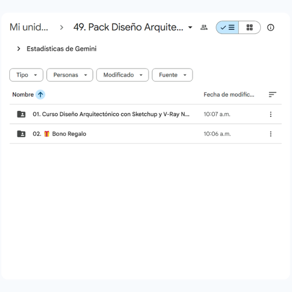 03. Diseño Arquitectónico con Sketchup y V-Ray Next