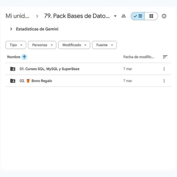 06. Pack Bases de Datos - MySQL, SQL, IA y SUPABASE