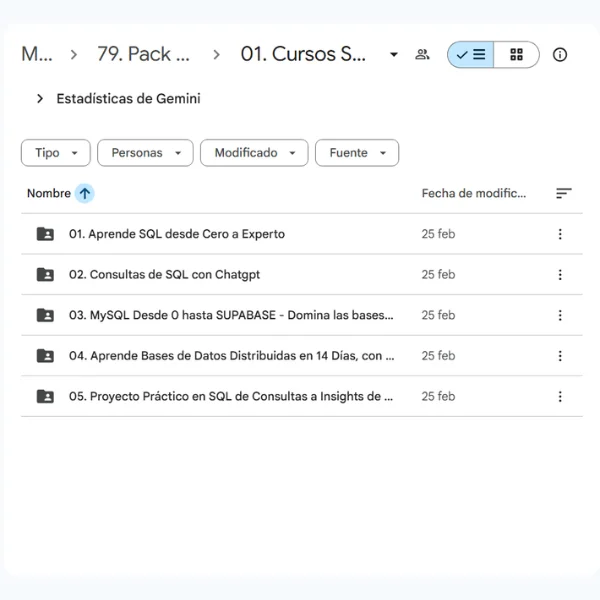 06. Pack Bases de Datos - MySQL, SQL, IA y SUPABASE