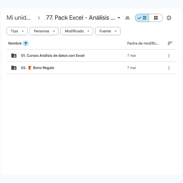 02. Pack Excel - Análisis de Datos y Visualización