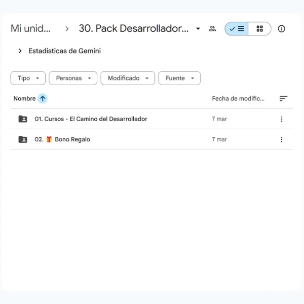 01. Pack El Camino del Desarrollador