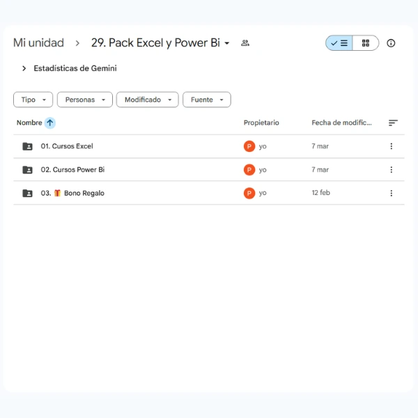 01. Pack Excel y Power Bi