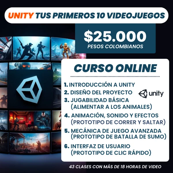 02. Tus primeros 10 videojuegos con Unity